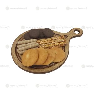 تخته سرو پلای وودی مدل B2 مناسب برای سرو تنقلات