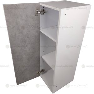 یونیت کابینت هوایی 30 سانتی کد UHa300 با درب نمای درب باز شده از کنار