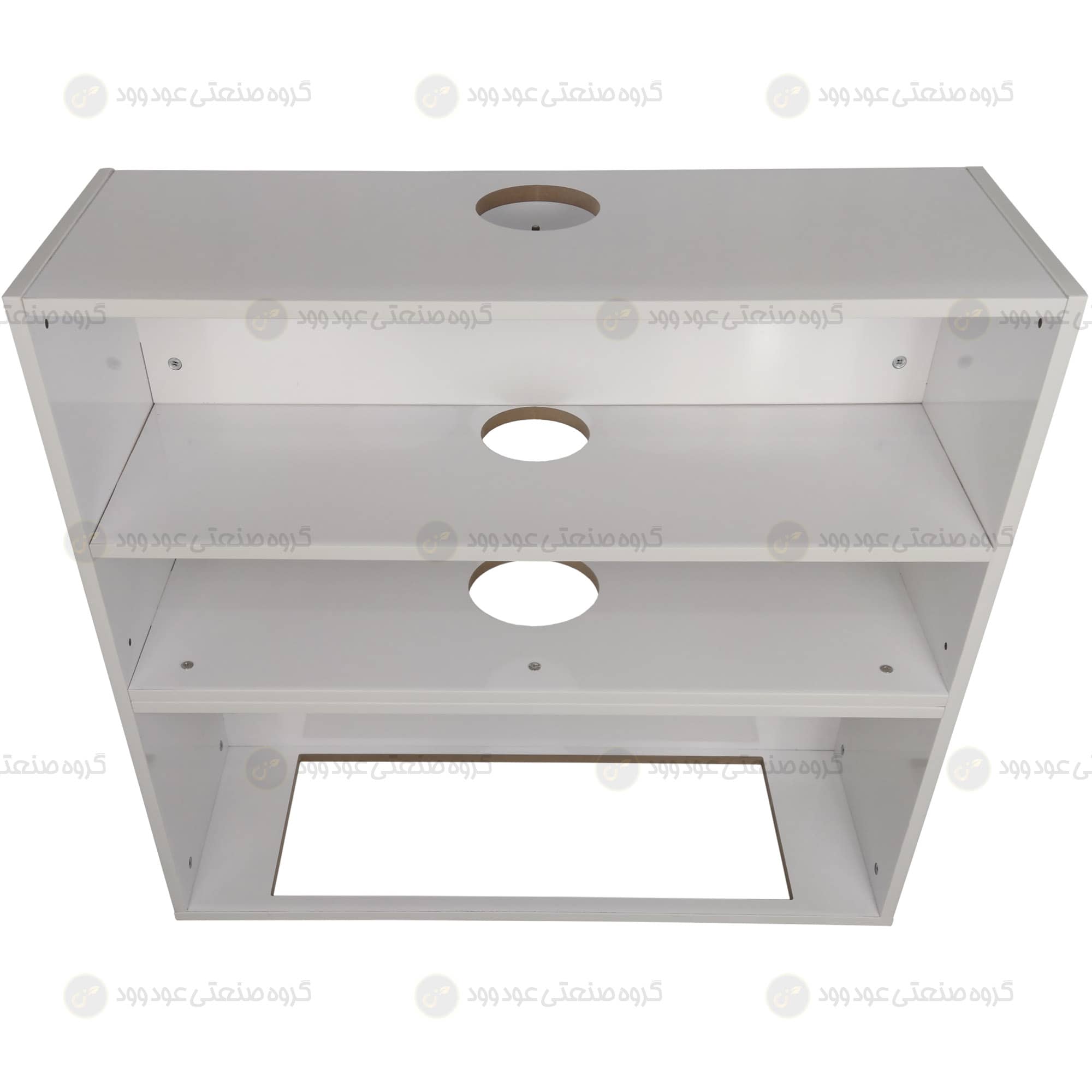 یونیت کابینت هود 90 سانتی کد UHh900 بدون درب از نمای روبرو