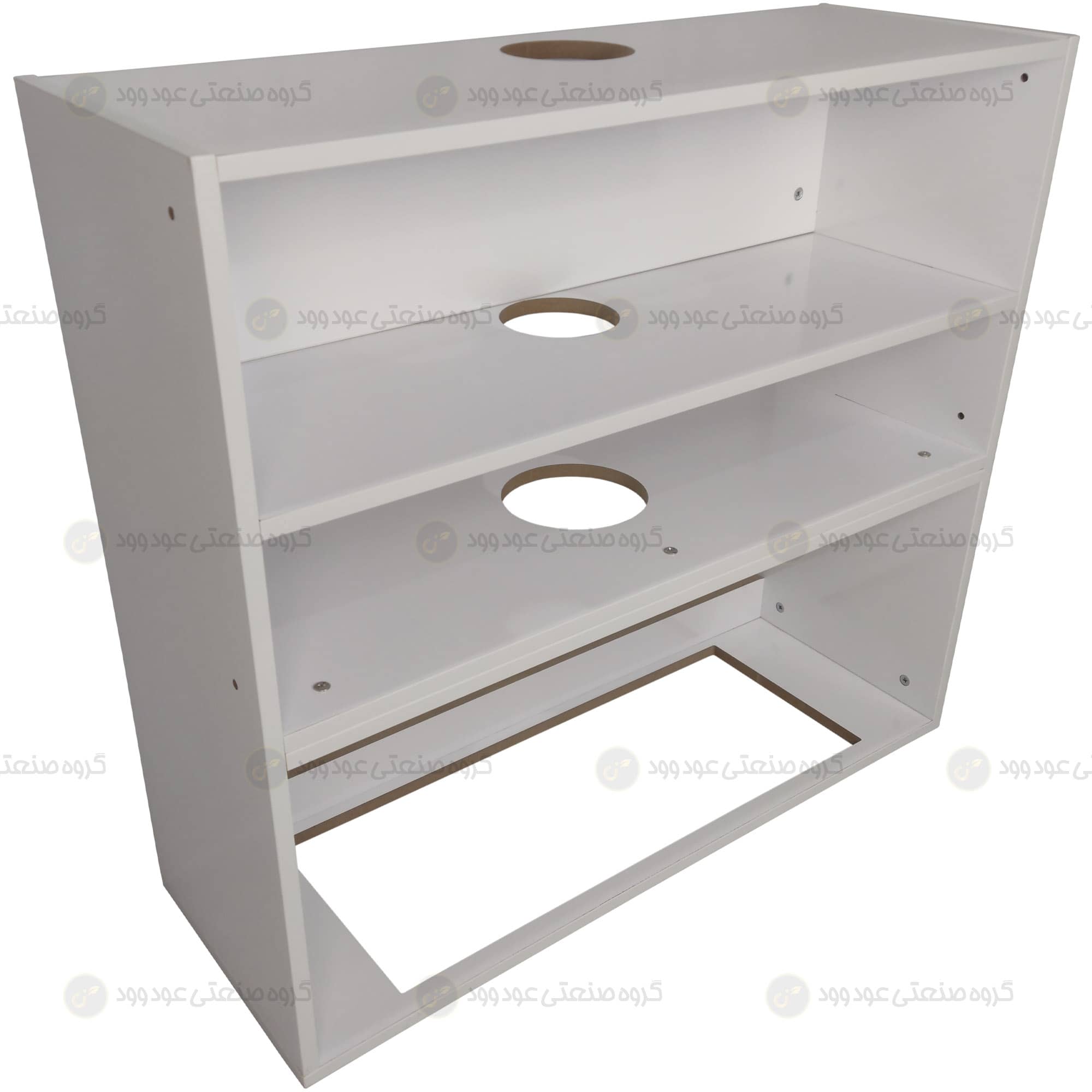 یونیت کابینت هود 90 سانتی کد UHh900 بدون درب از نمای کنار