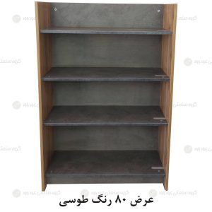 کتابخانه پازلی بدون درب تکی از نمای روبرو